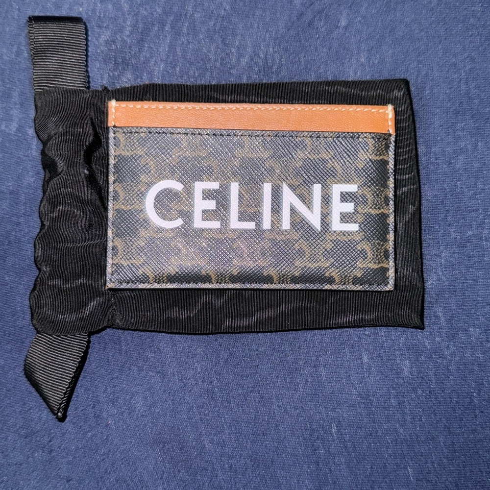 Celine Triomphe Canvas with Celine print